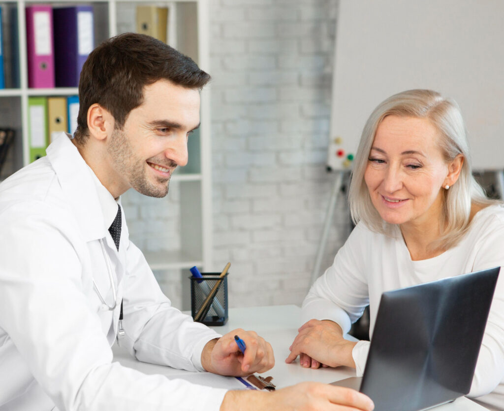 doctor consult with patient